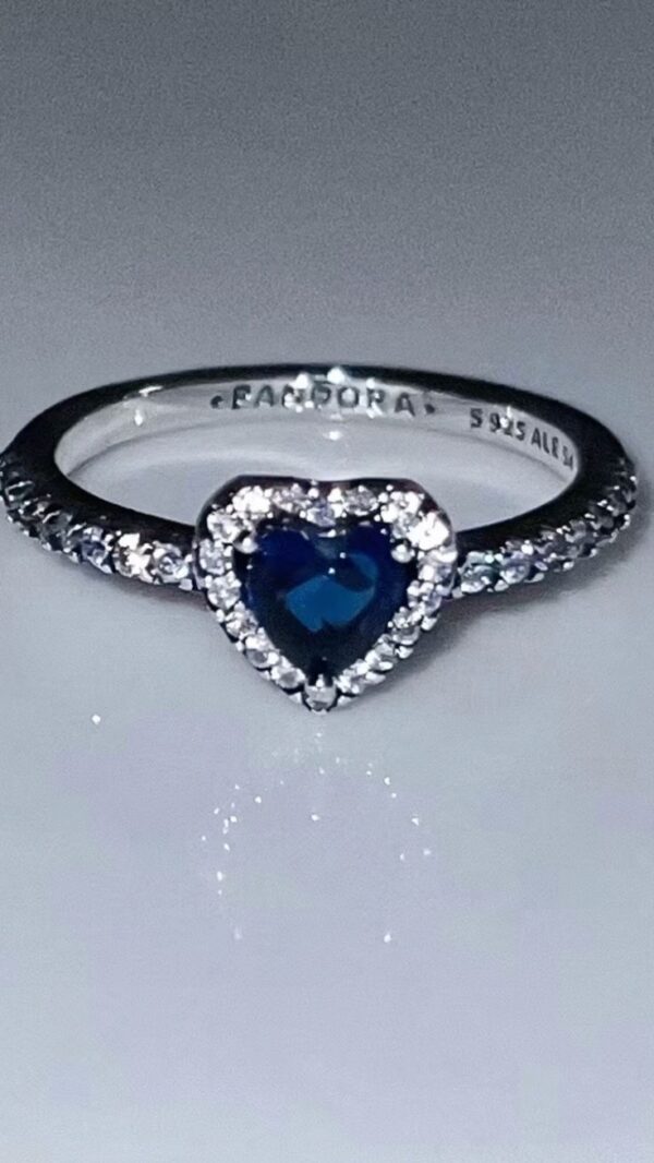 Bague Pandora Bleu en Argent 925